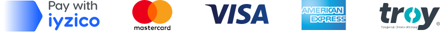Payments: Pay with iyzico, Visa, Mastercard